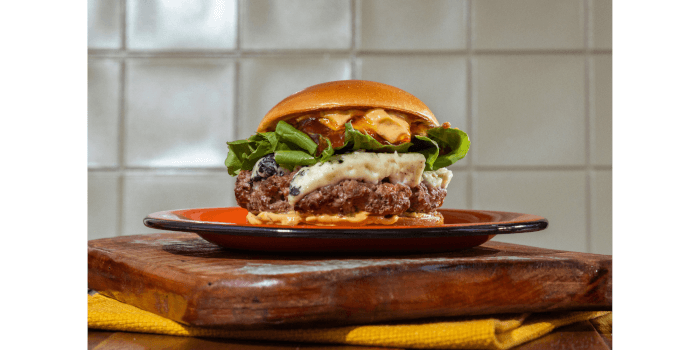 N6 — hambúrguer gorgonzola